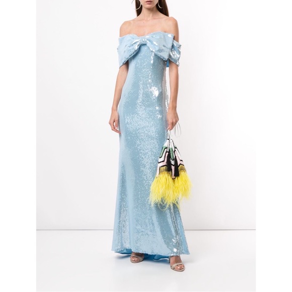 Badgley Mischka Sequin Gown - Picture 3 of 5